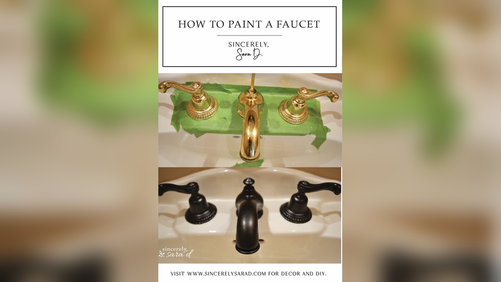 Can You Spray Paint a Bathroom Faucet
