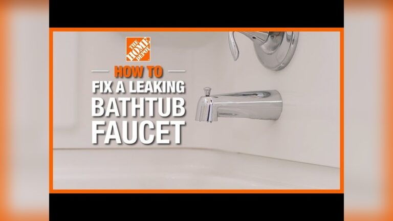 How to Repair Bathtub Faucet Leak