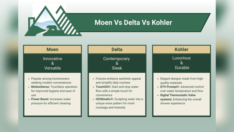 Moen Vs Delta Vs Kohler Shower Faucets