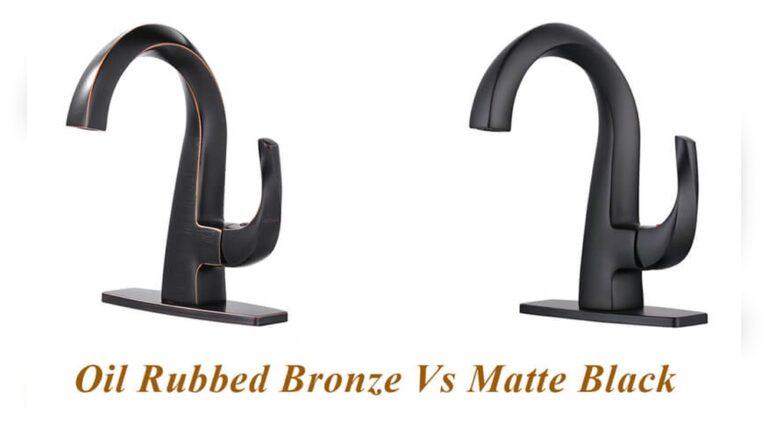 Oil Rubbed Bronze Vs Matte Black Faucet