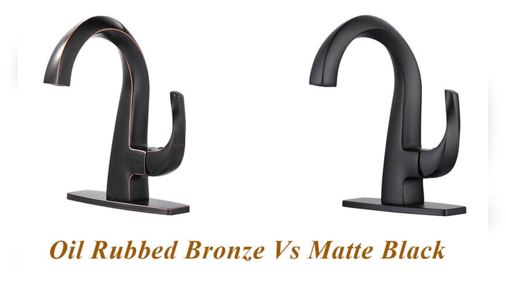 Oil Rubbed Bronze Vs Matte Black Faucet